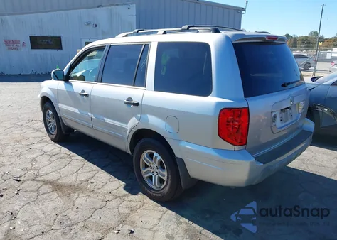 2005 Honda Pilot Ex-L из США, поврежденный, VIN 2HKYF18725H559343